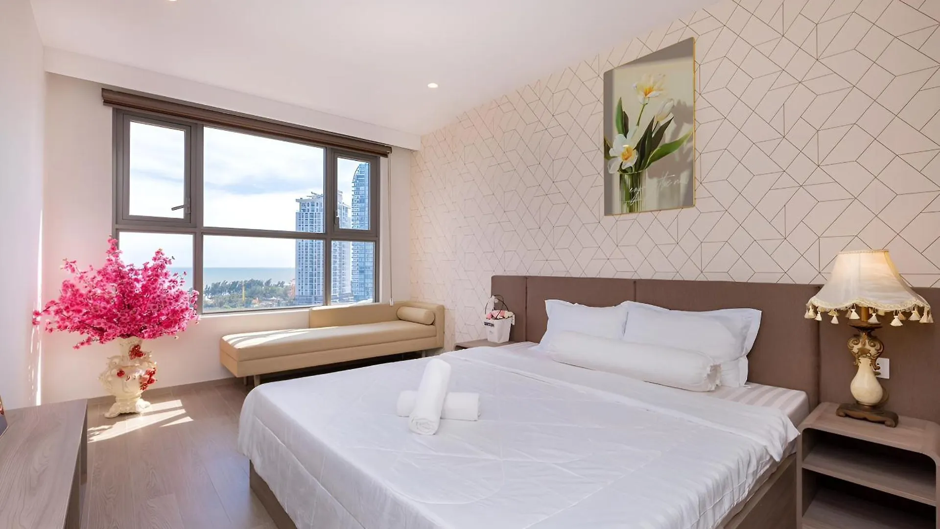 Can Ho Ban Cong Huong Bien - Free Ho Boi Vo Cuc, Sauna, Gym, Karaoke, Bbq - The Song Vung Tau ! Apartment 0*,